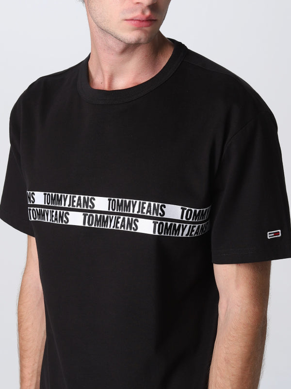 Tjm Tommy Tape Tee Black / L