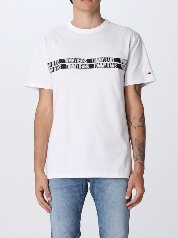 Tjm Tommy Tape Tee White / L