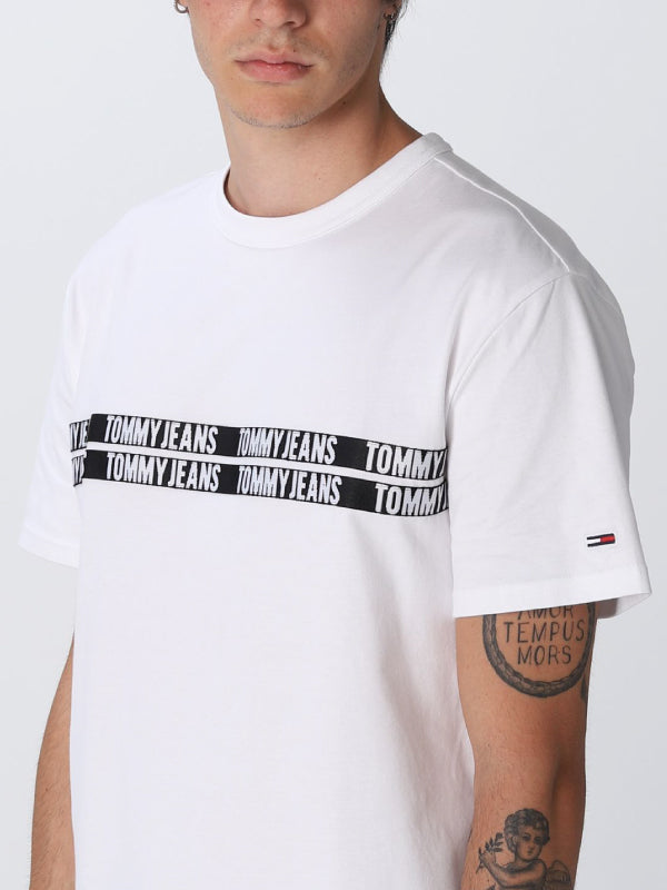 Tjm Tommy Tape Tee White / L