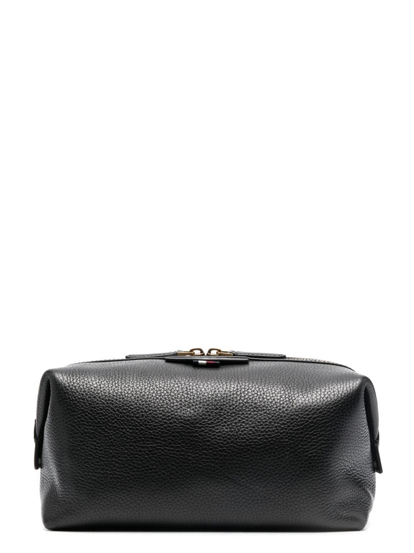 Th Premium Leather Washbag Black / OS