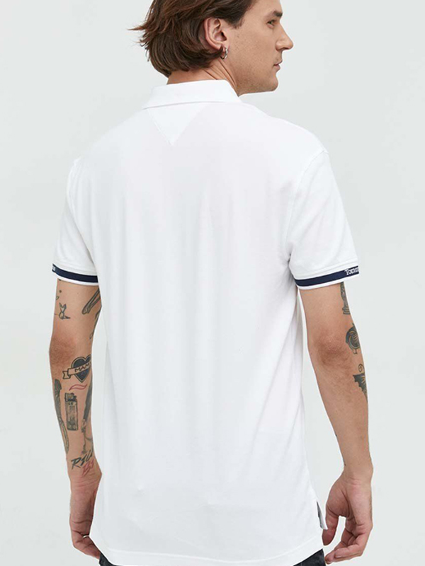 Tjm Clsc Essential Polo White / L