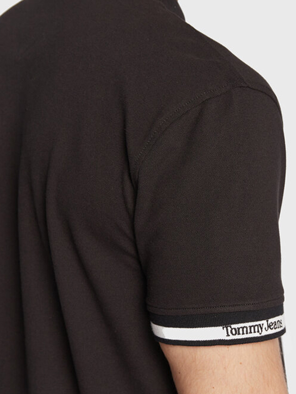 Tjm Clsc Essential Polo Black / L