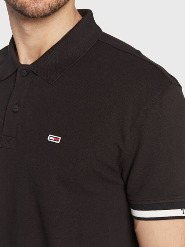 Tjm Clsc Essential Polo Black / L