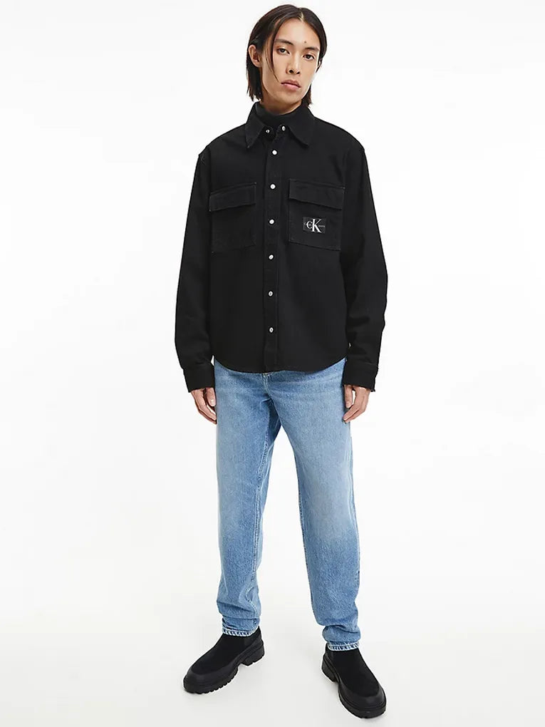 Relaxed Utility Shirt Denim Rinse / L