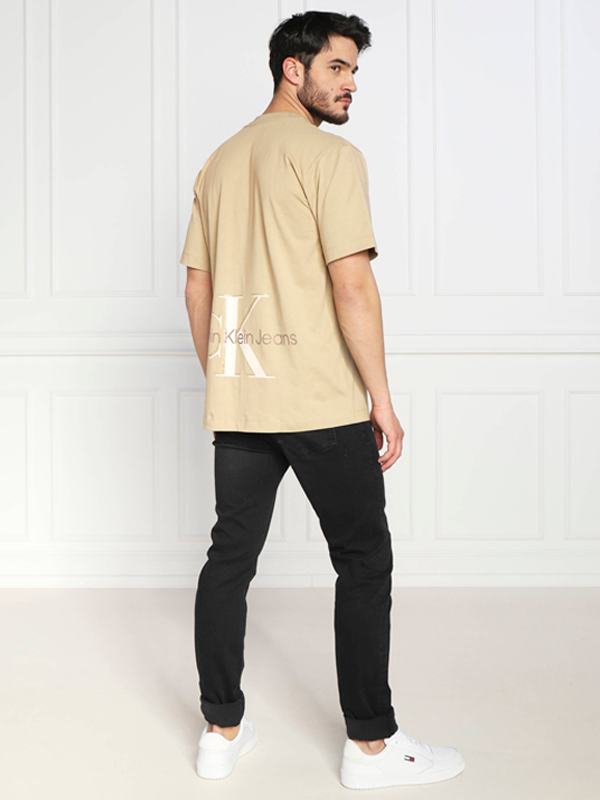 Archival Monologo Back Tee Travertine / L