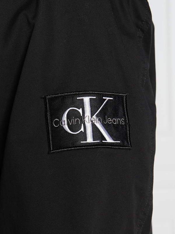 Monologo Badge Relaxed Shirt Ck Black / L