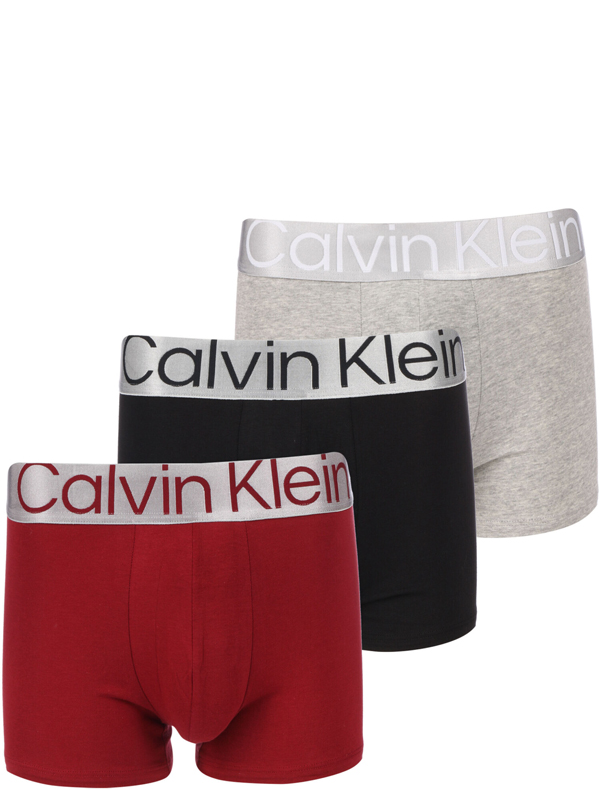 Trunk 3Pk RED CARPET/ BLACK/ GREY HEATHER / L