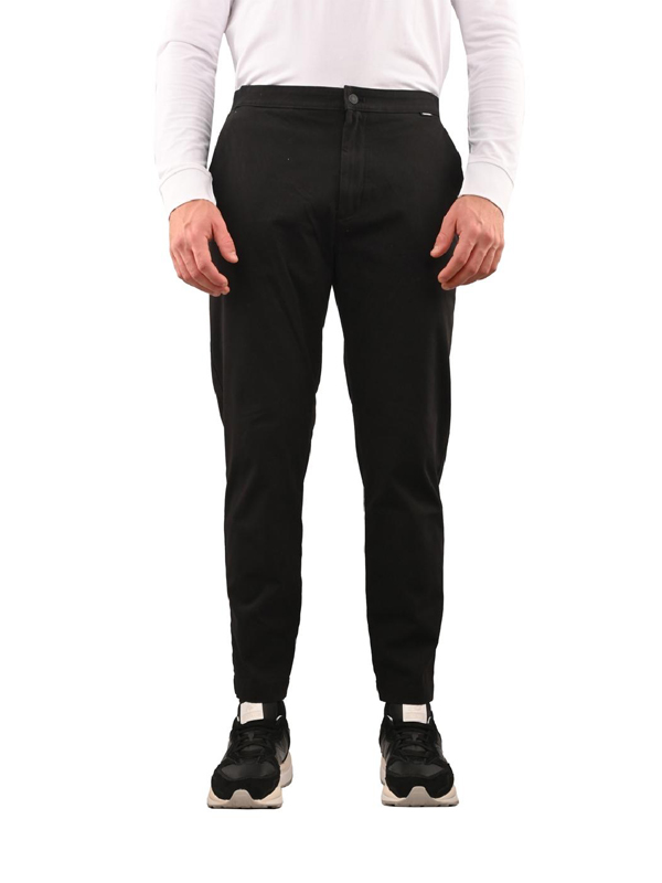 Modern Twill Cropped Tapered Ck Black / L