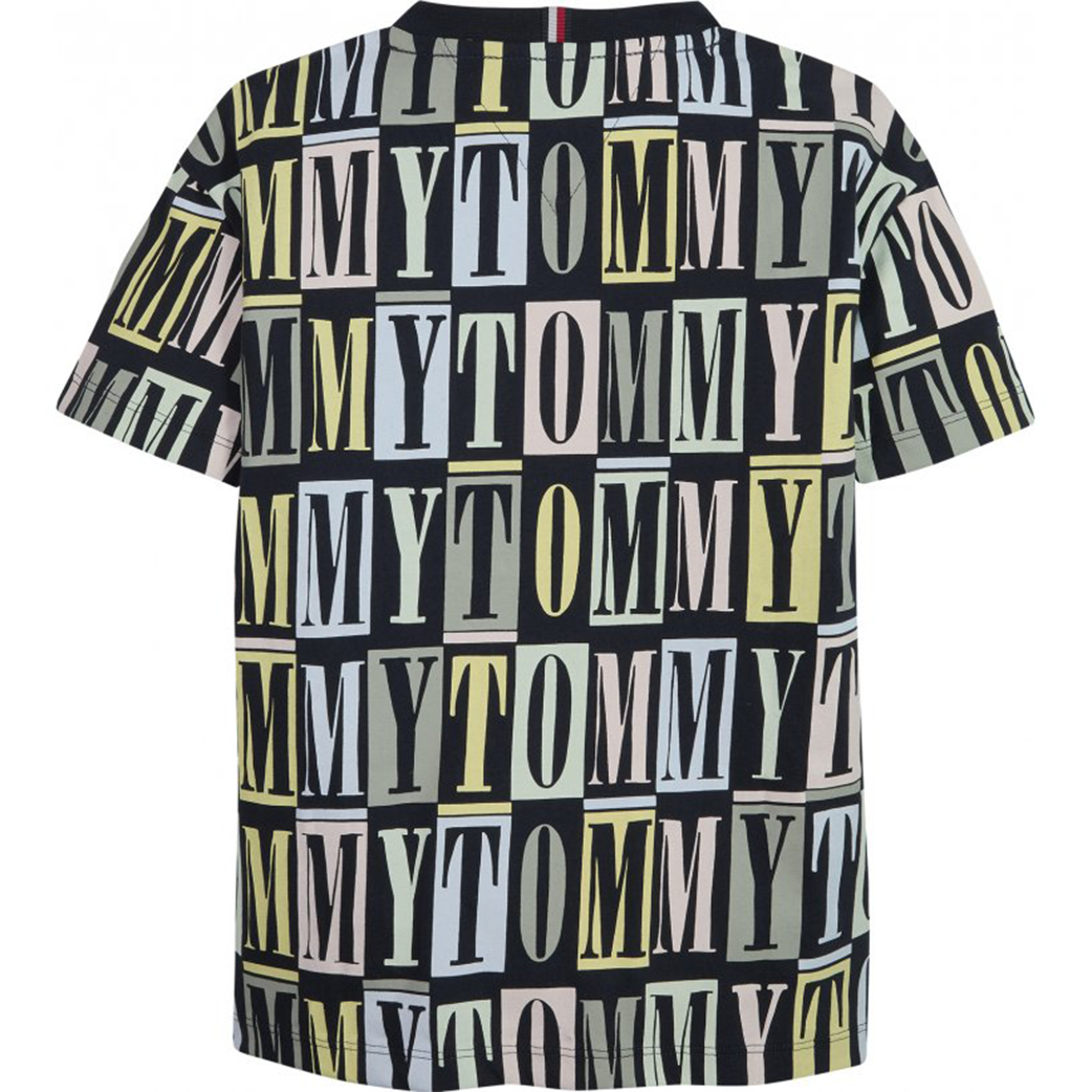 Tommy Aop Tee S/S Desert Sky / 10