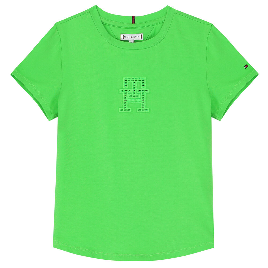 Monogram Logo Tee S/S Spring Lime / 10