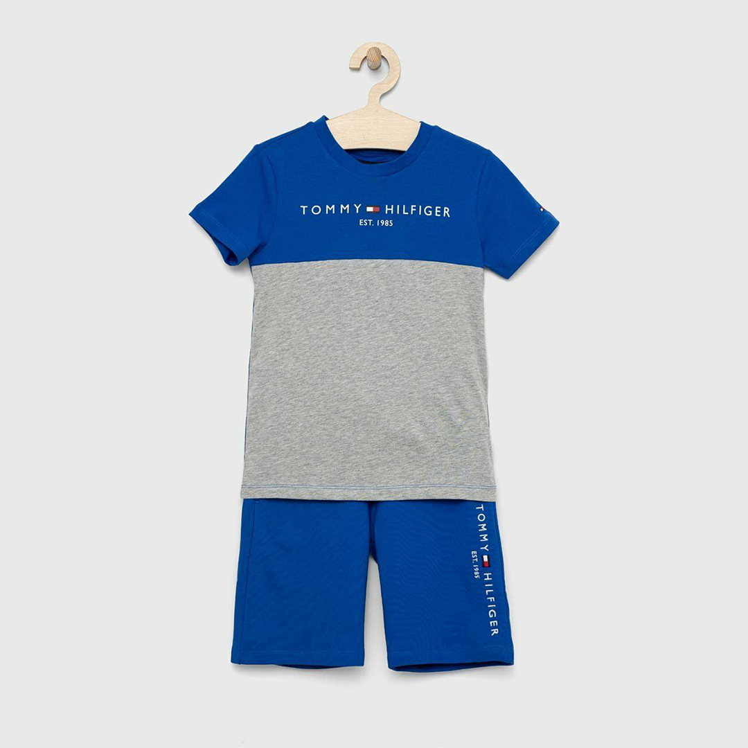 Essential Colorblock Short Set Ultra Blue / 10