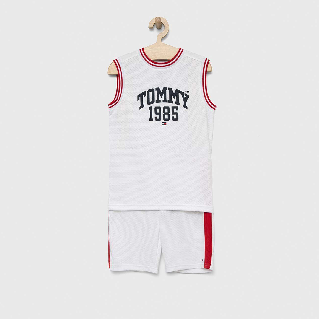 Tommy Varsity Slvss Set White / 10