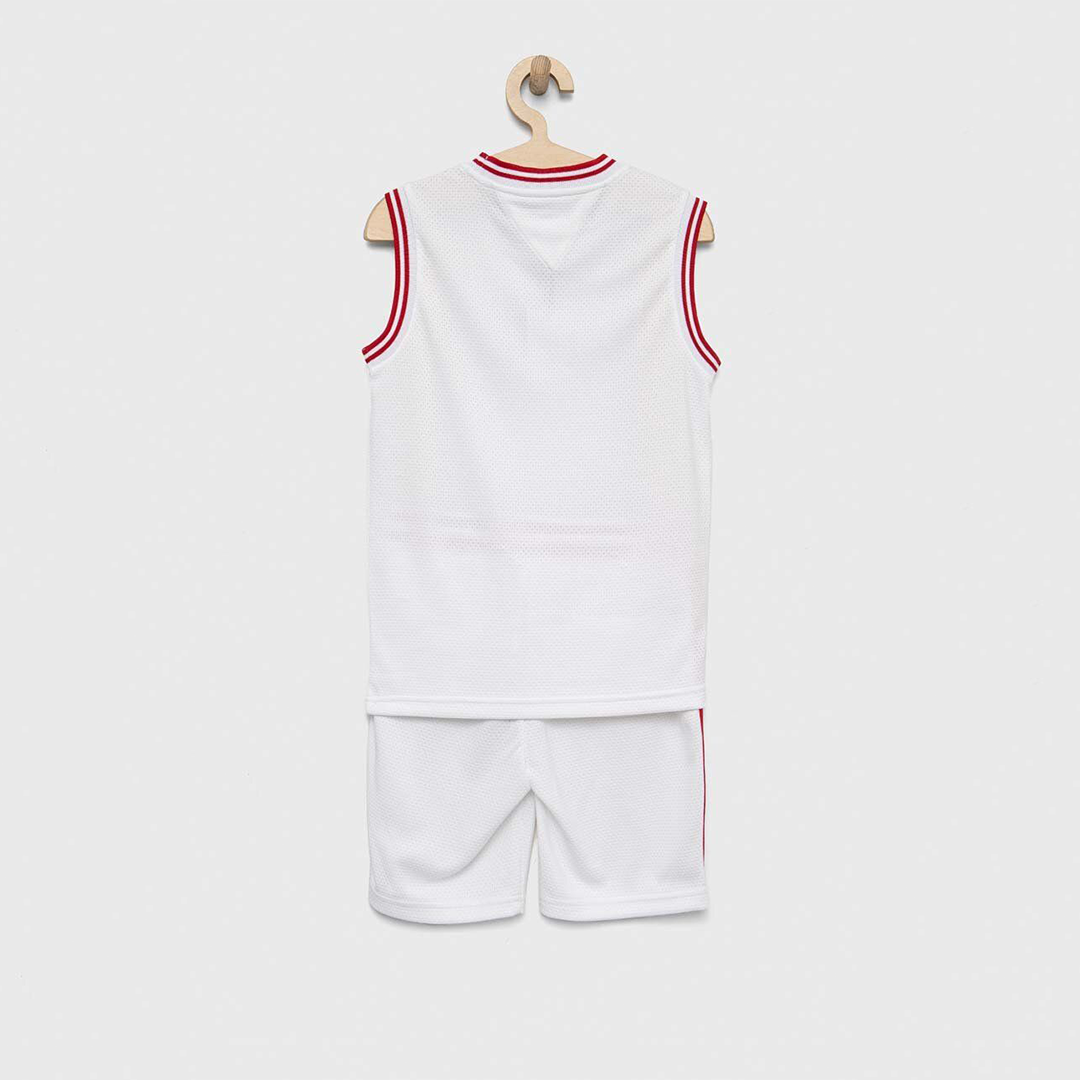 Tommy Varsity Slvss Set White / 10