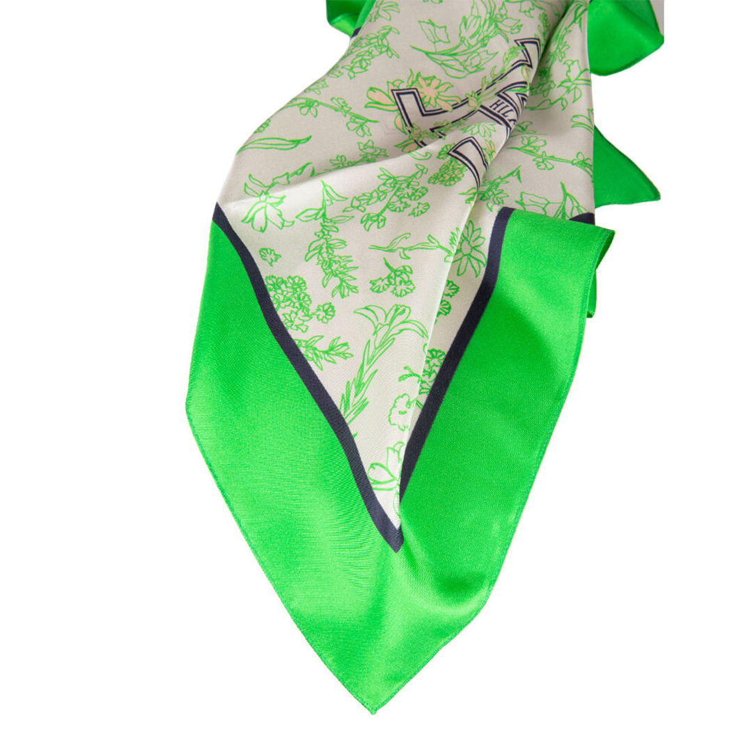 Iconic Prep Floral Bandana Spring Lime / OS