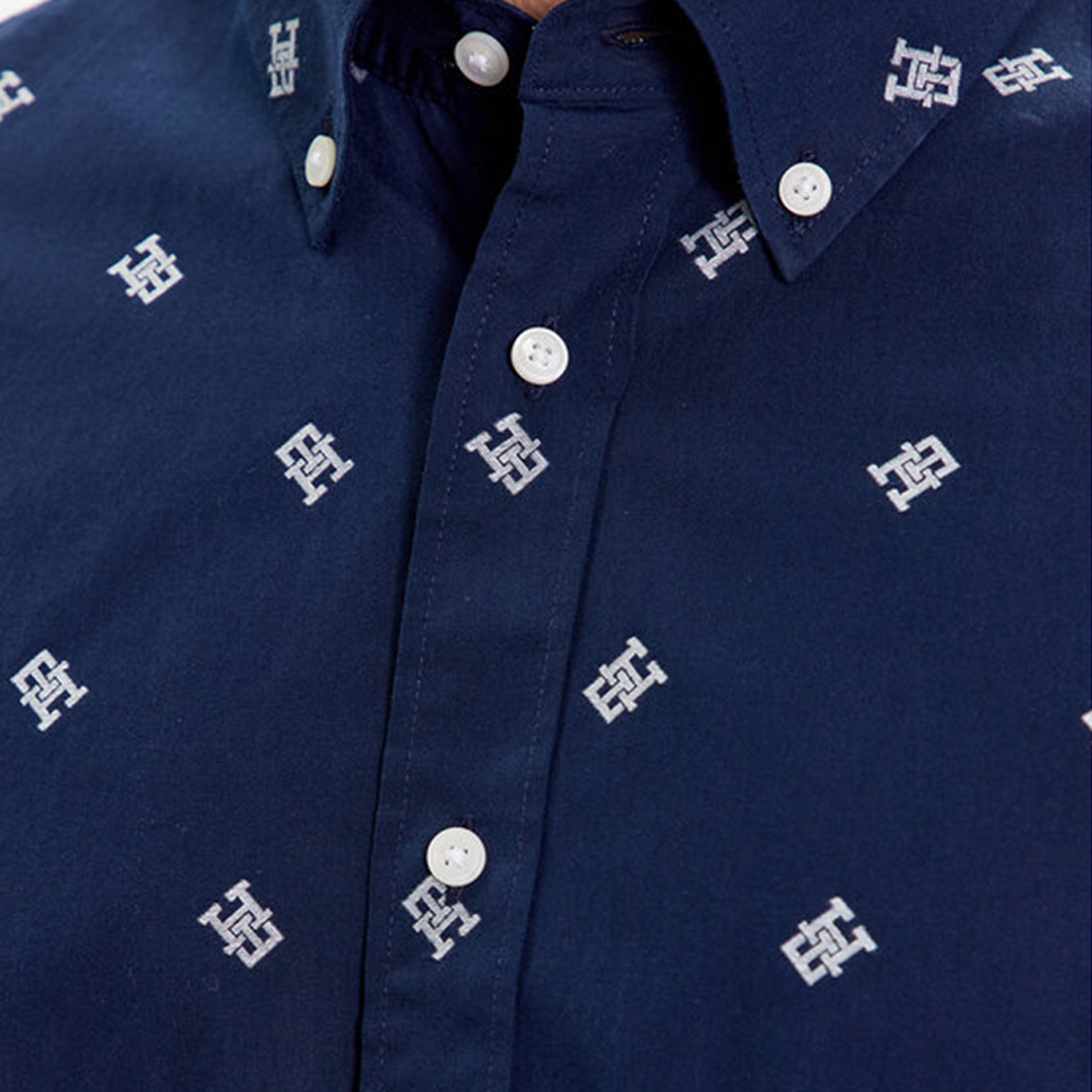 Spaced Out Monogram Rf Shirt Carbon Navy / Ecru / L