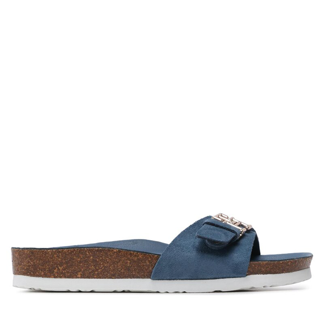 Th Mule Sandal Suede Blue Coast / 36