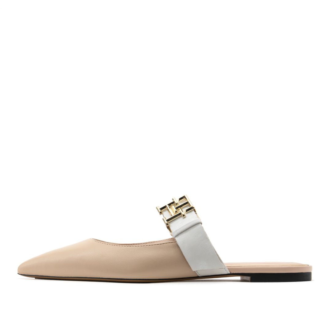 Th Pointy Feminine Mule Misty Blush / 36