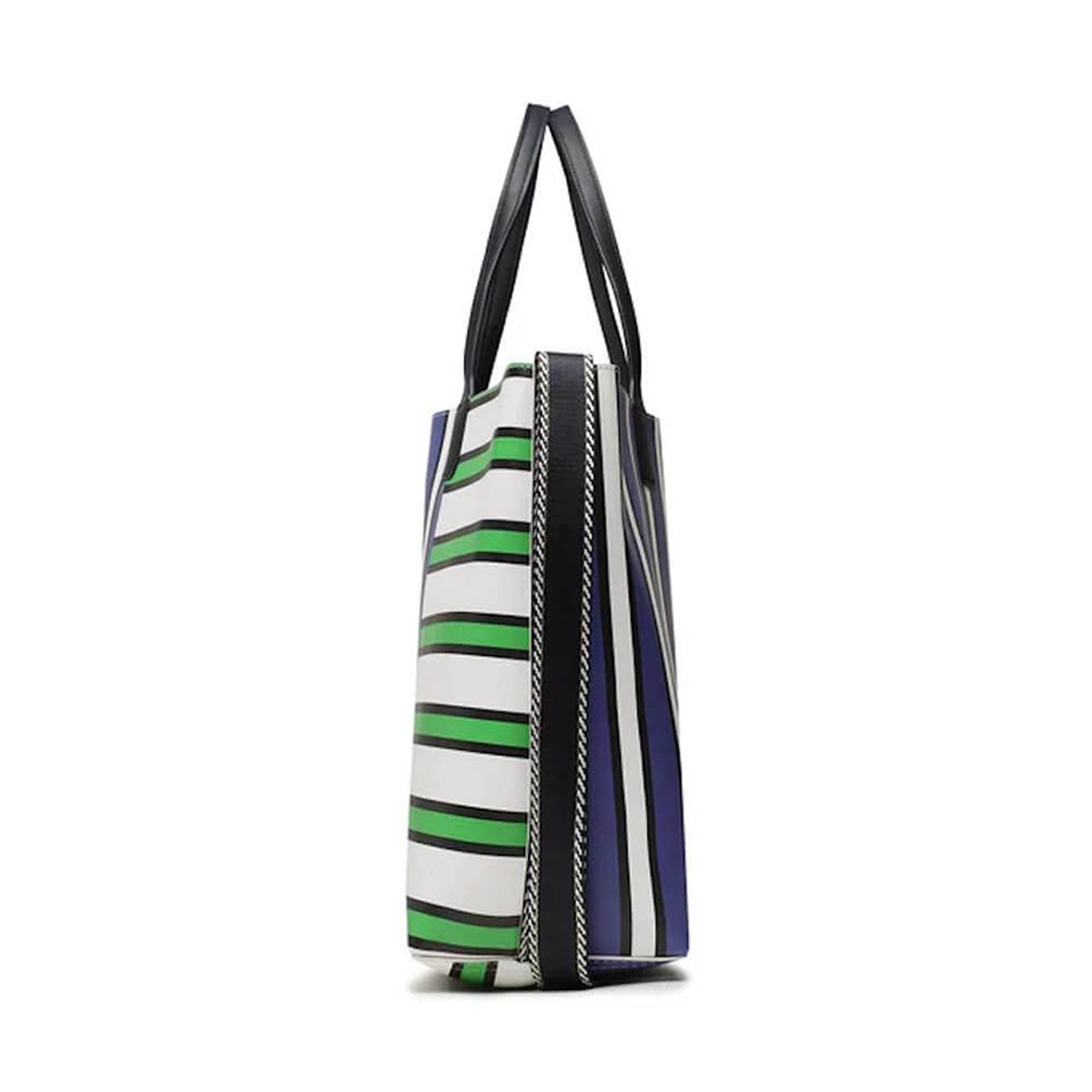 Iconic Tommy Tote Stripe Mix Blue/Green Mix / OS