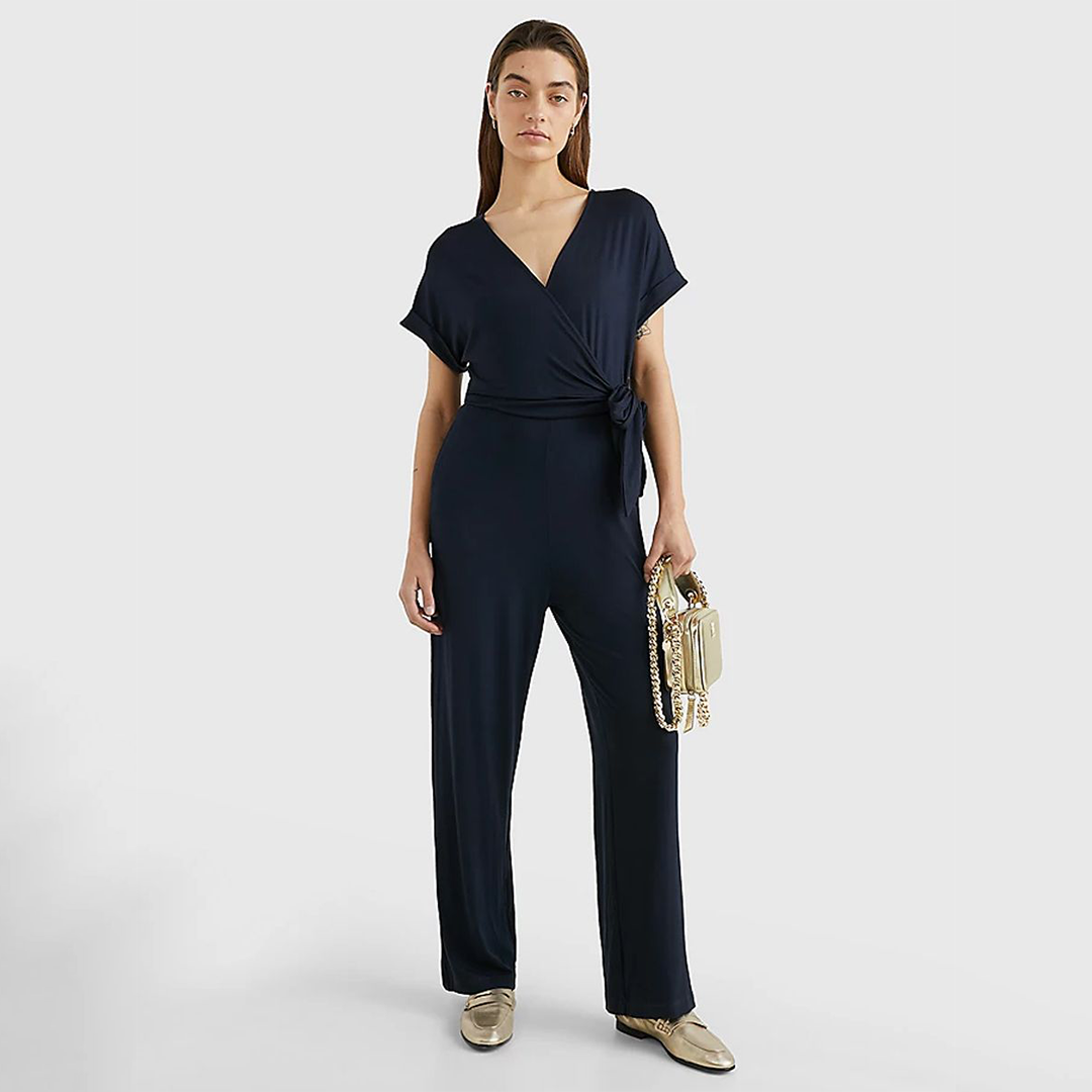 Vis/Ea V-Nk Knot Jumpsuit Ss Desert Sky / L