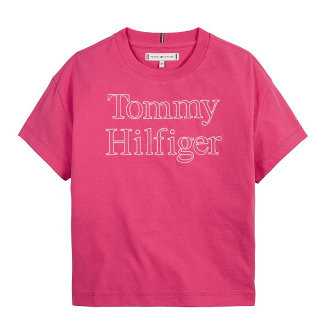 Tommy Hilfiger Stitch Tee S/S Laser Pink / 10