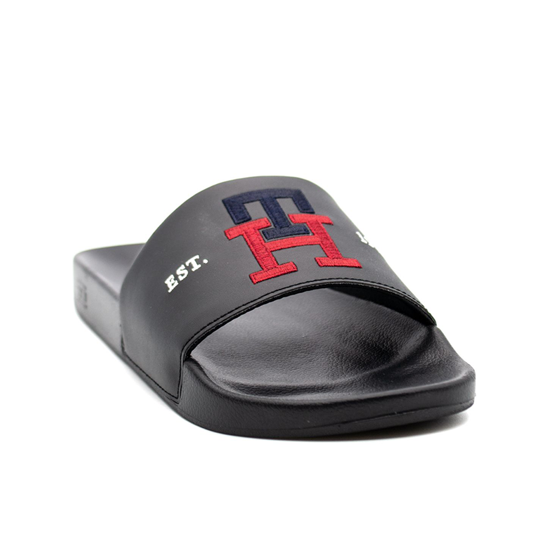 Th Embroidery Pool Slide Black / 42