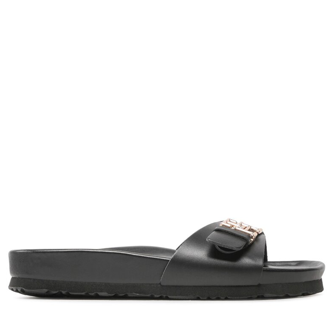 Th Mule Sandal Leather Black / 36