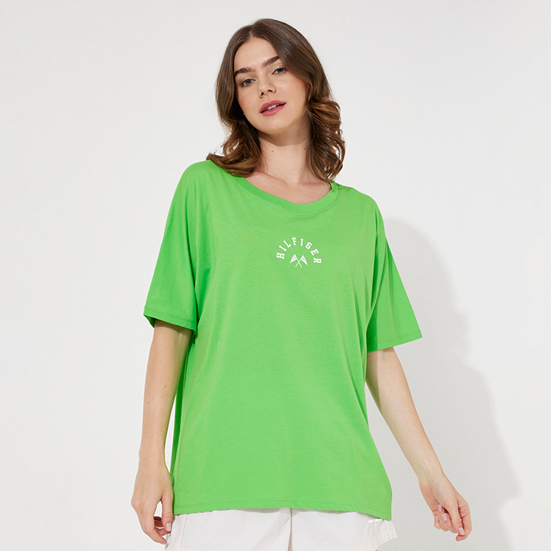 Relaxed Graphic C-Nk Tee Spring Lime / L