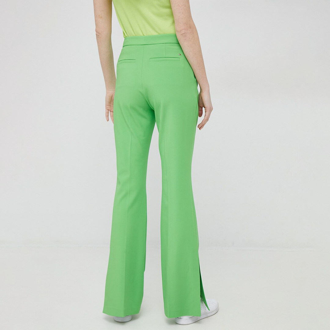 Vis Flared Hw Tailored Pant Spring Lime / 42