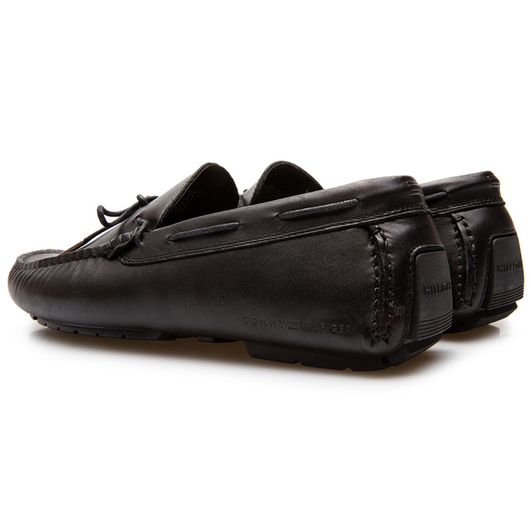 Iconic Hilfiger Leather Driver Black / 42