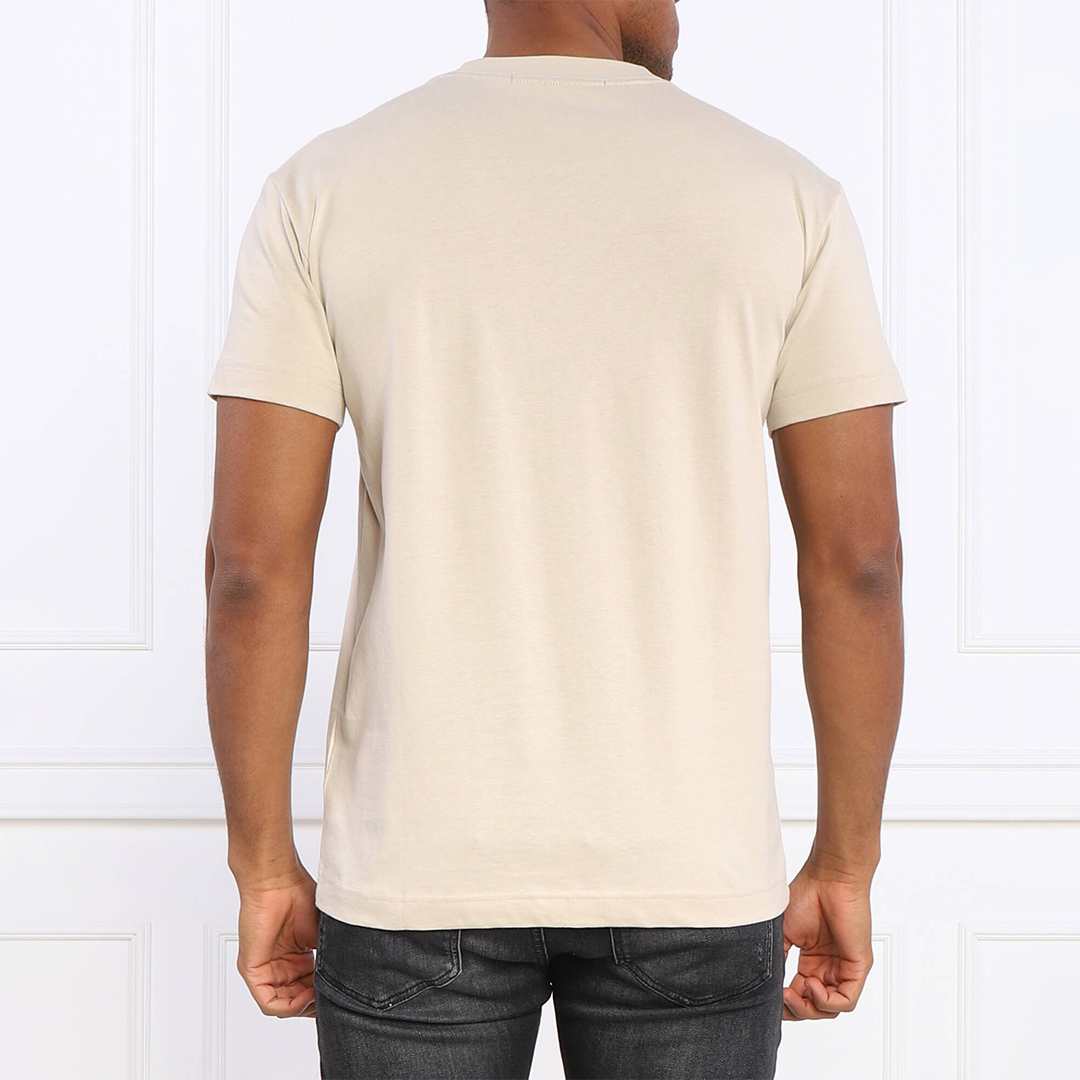 Logo Tape Tee Classic Beige / L