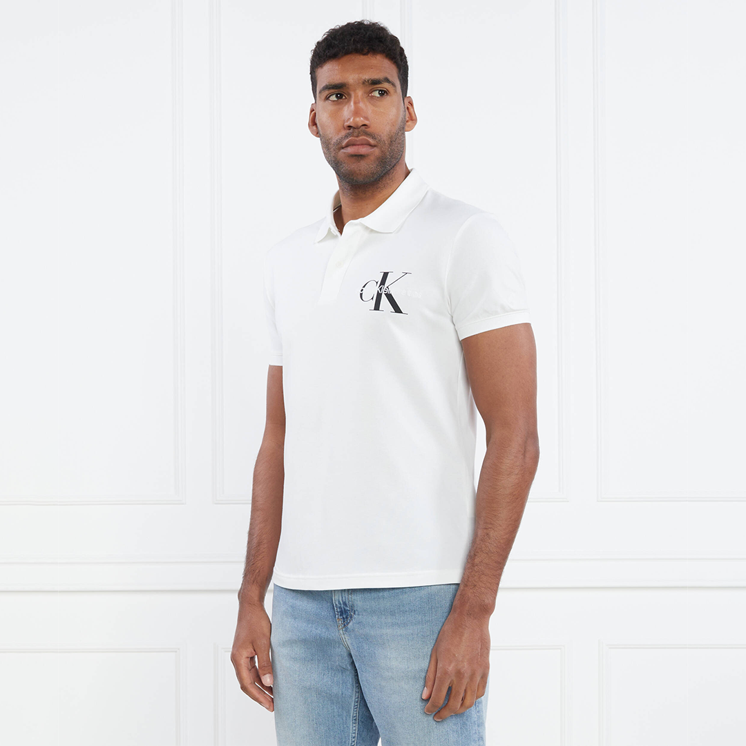 Seasonal Monologo Polo Bright White / L