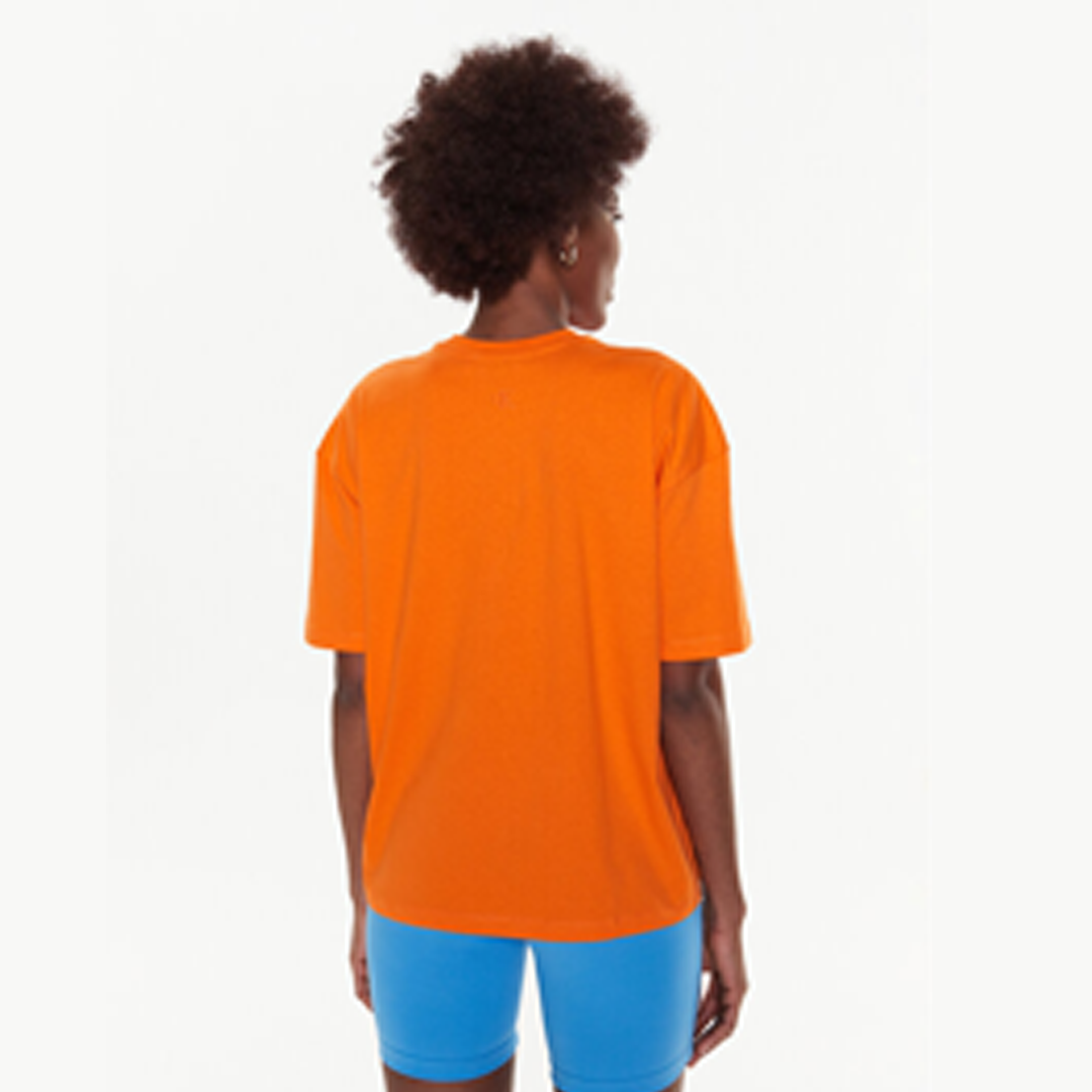 Institutional Boyfriend Tee Vibrant Orange / L