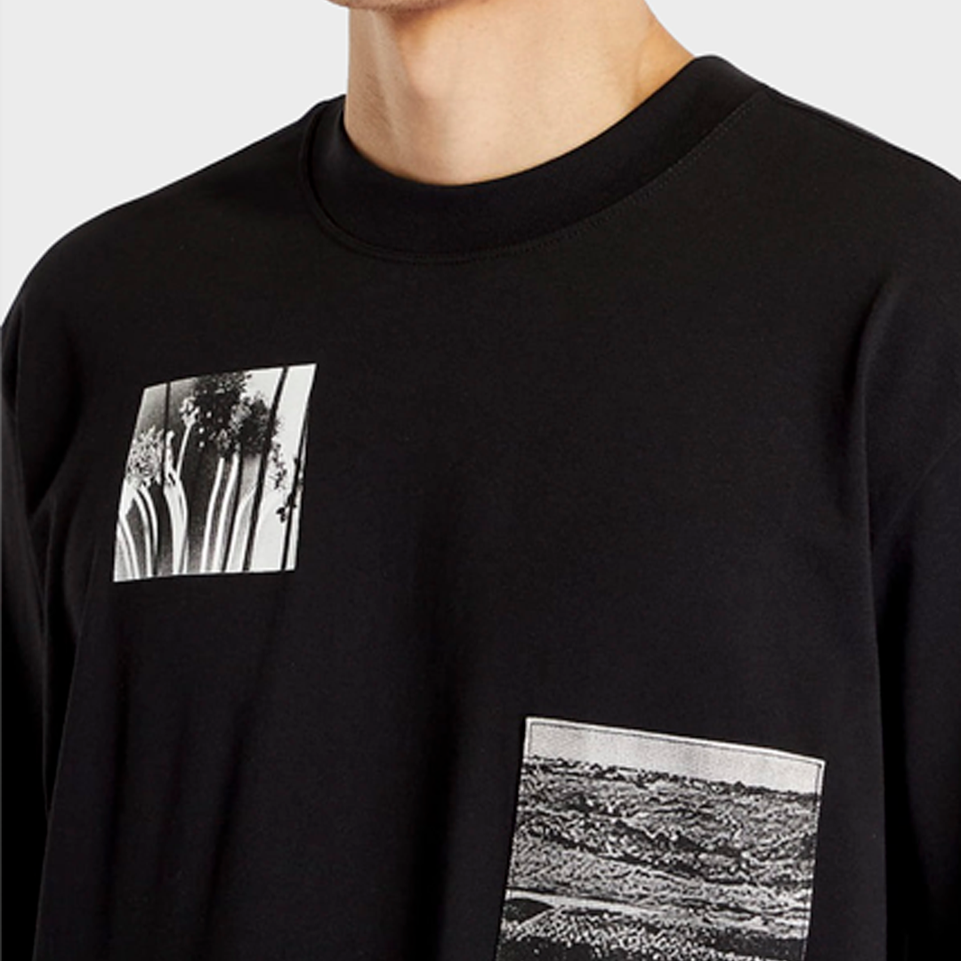 Multi Landscape Graphic Tee Ck Black / L