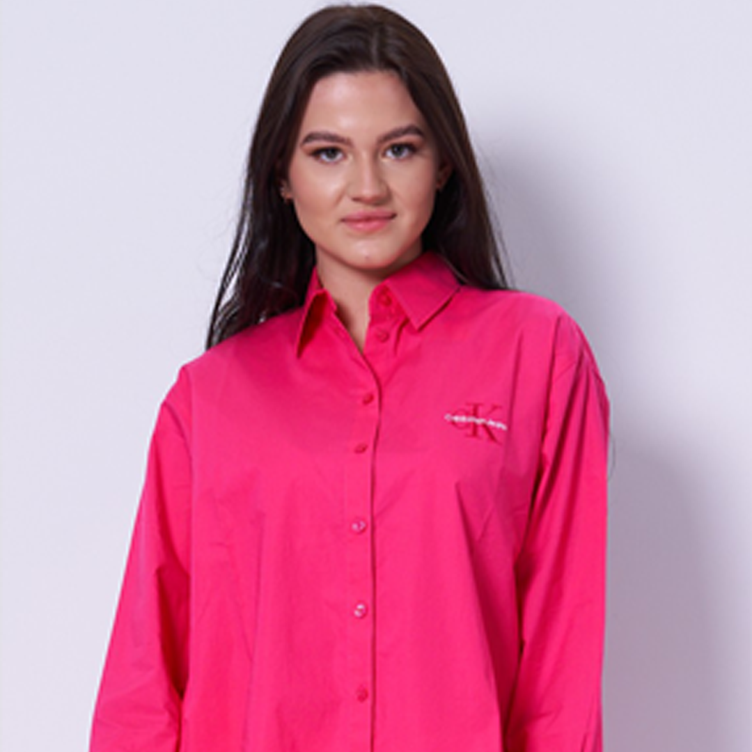 Monologo Relaxed Shirt Pink Flash / L