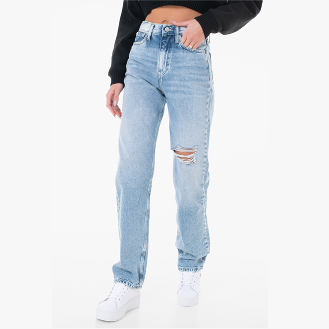 High Rise Straight Denim Light / 3027