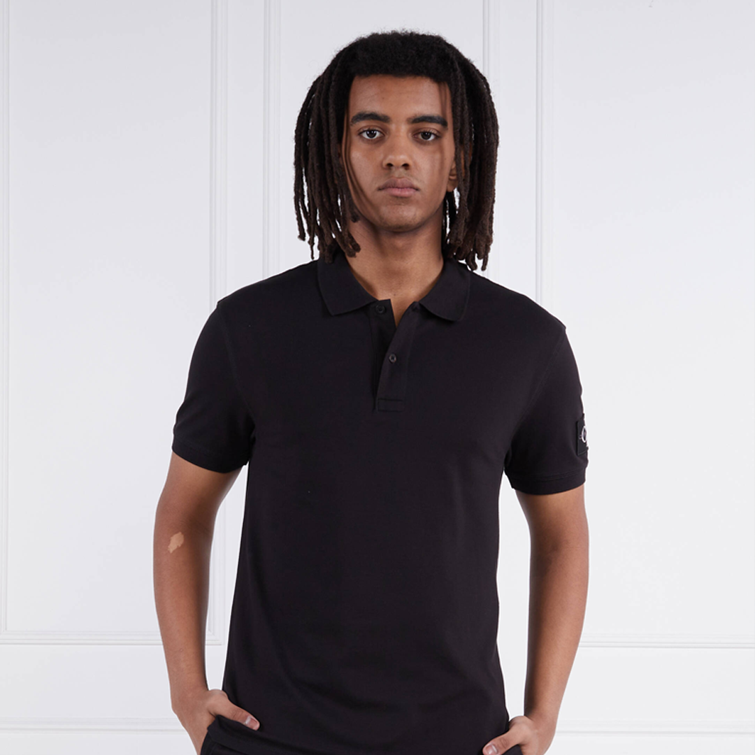 Monologo Badge Polo Ck Black / L