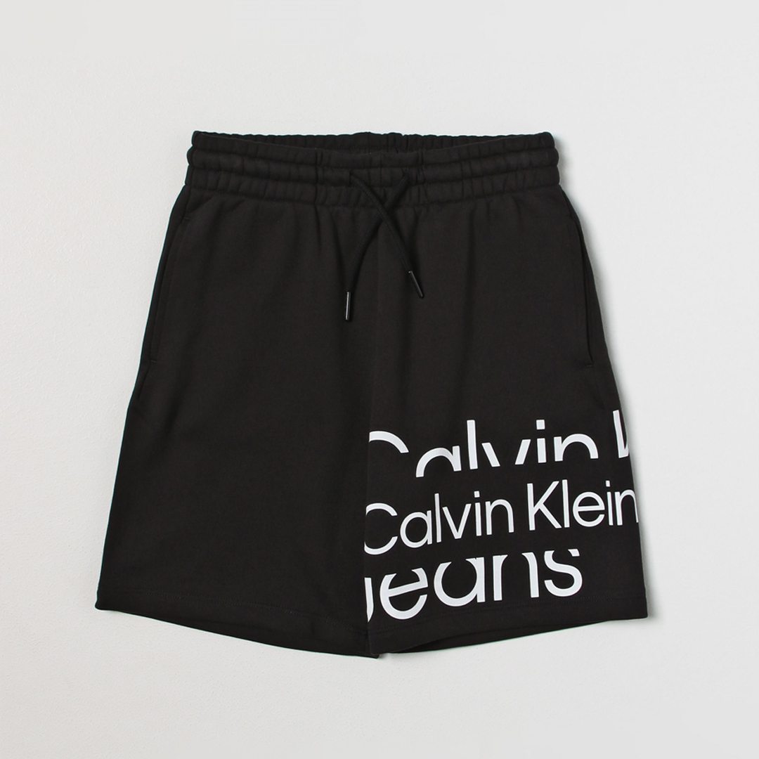 Blown-Up Logo Jogger Shorts Ck Black / 10