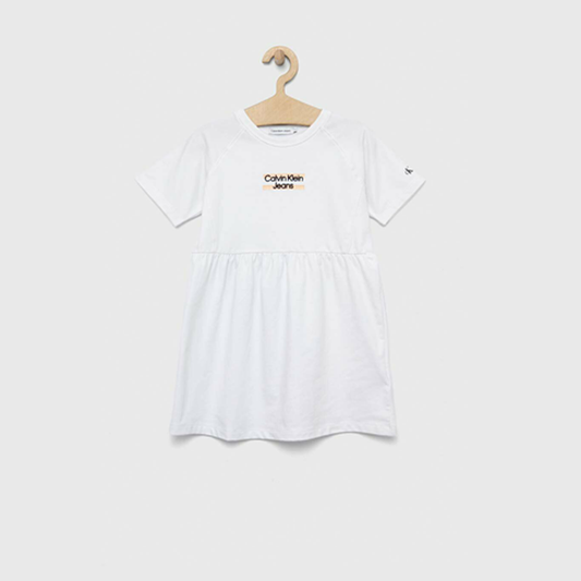 Hero Logo Ss T-Shirt Dress Bright White / 10