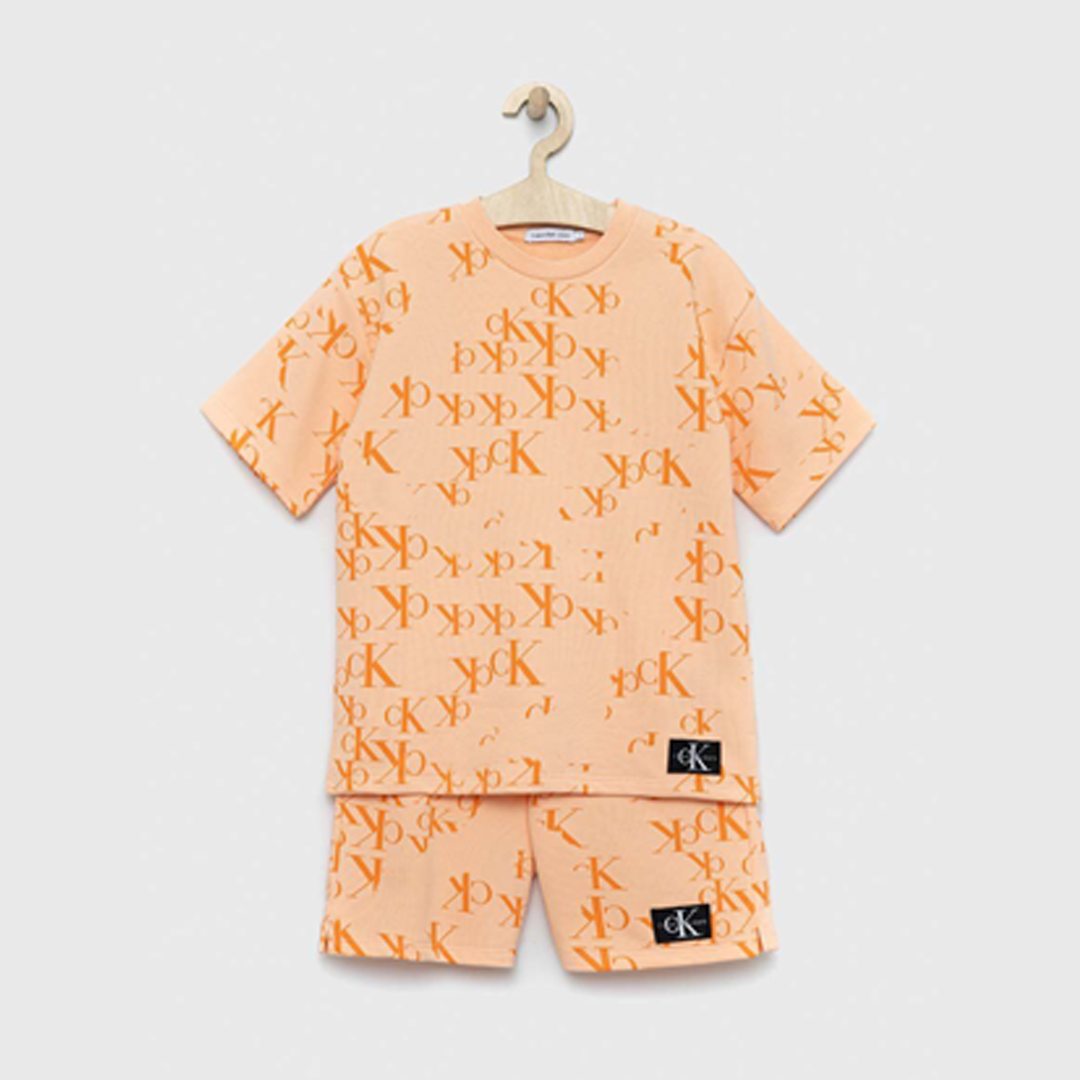 Aop Monogram Shorts Set Monogram Aop Cantaloupe / 10