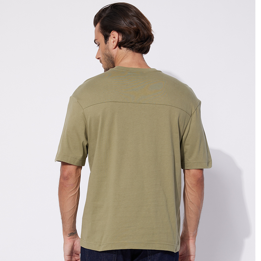 Space Dye Logo Mod Comf T-Shirt Delta Green / L