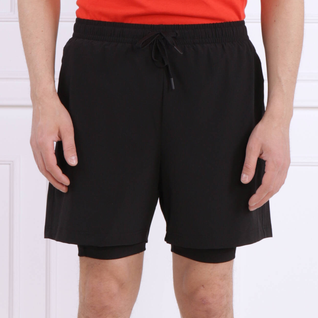 Wo - 2 - In - 1 Woven Short BLACK BEAUTY / L