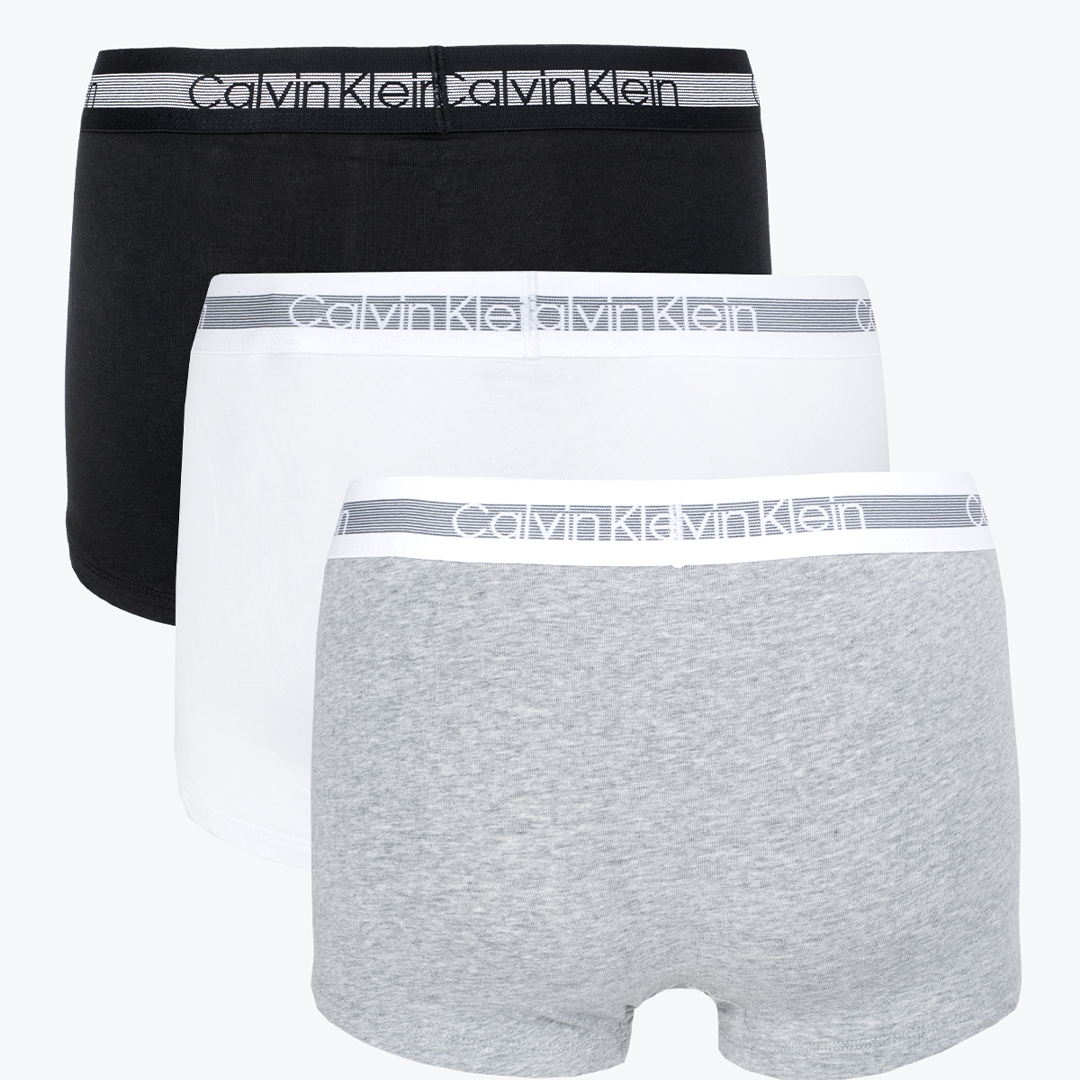 Trunk 3Pk GREY HEATHER/BLACK/WHITE / L