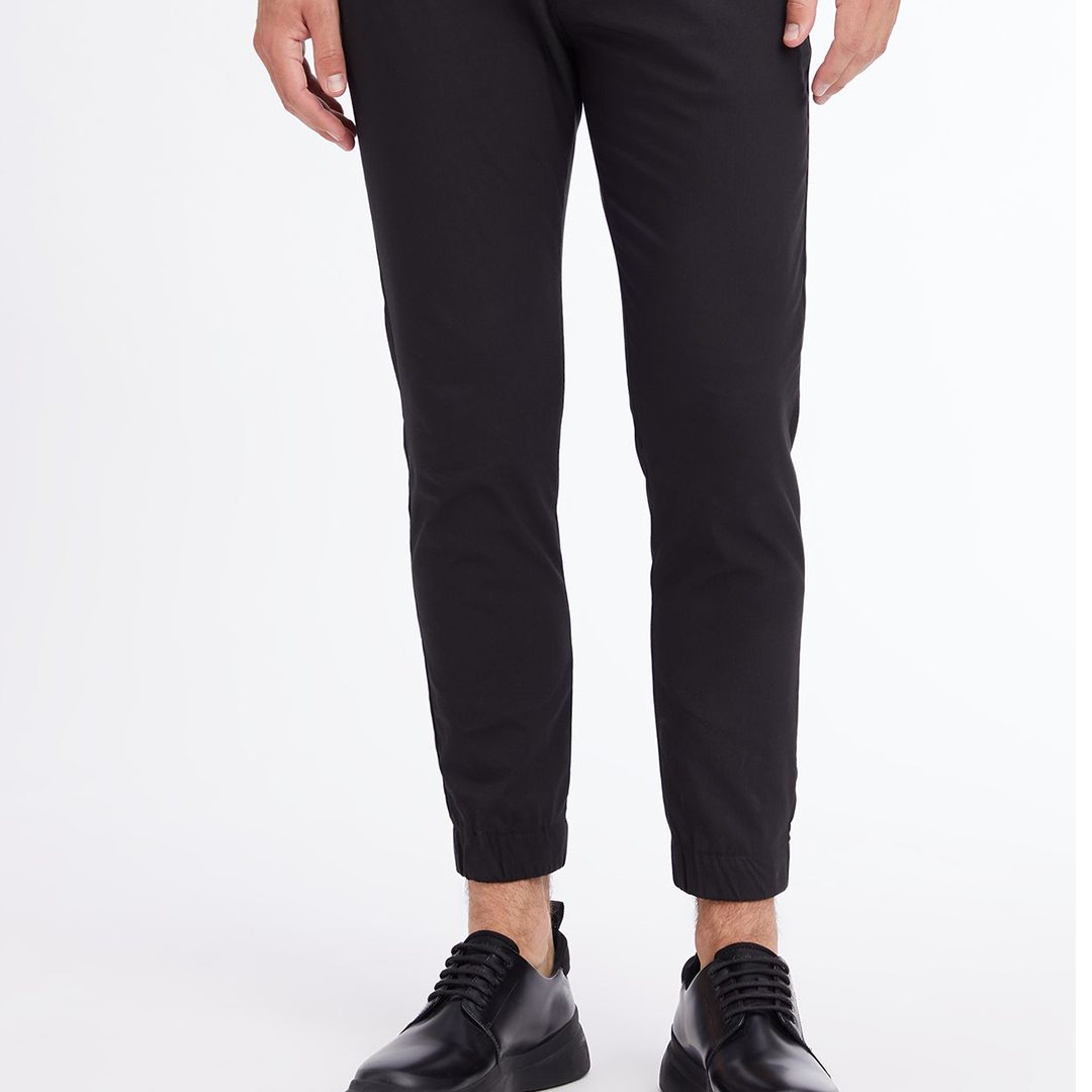 Tech Cotton Cropped Tapered Ck Black / L