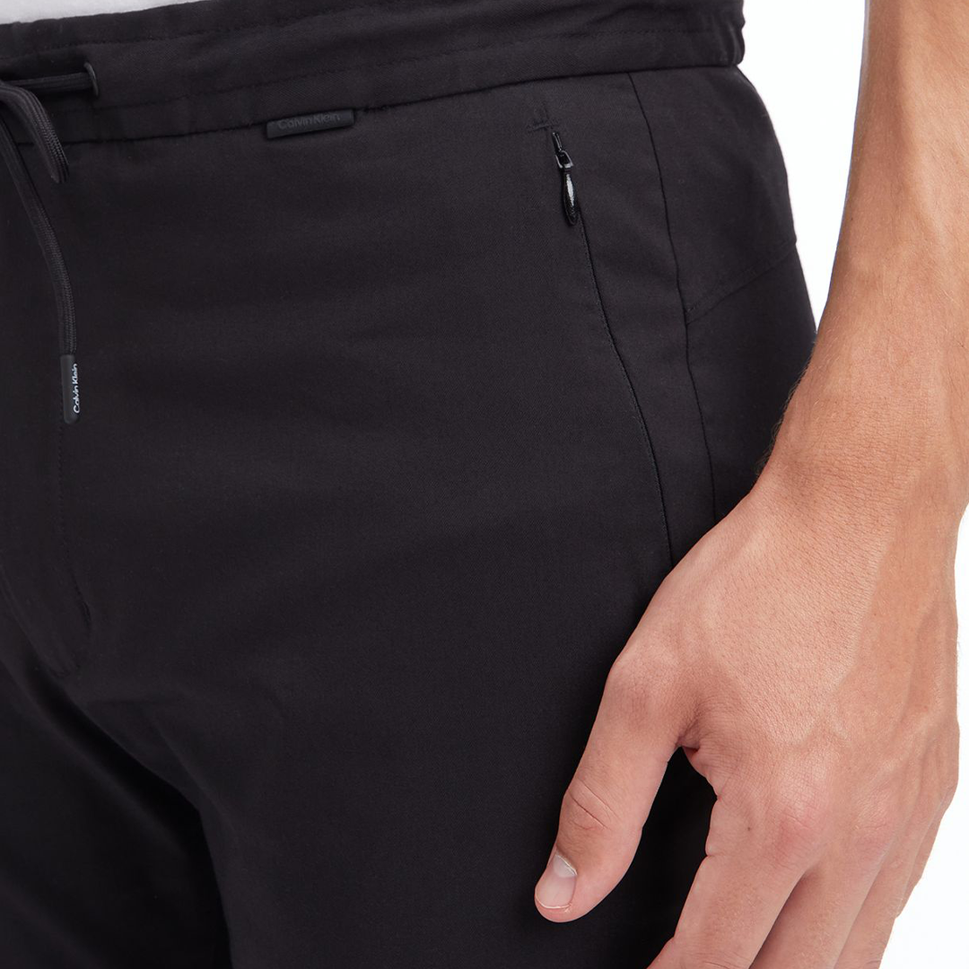 Tech Cotton Cropped Tapered Ck Black / L