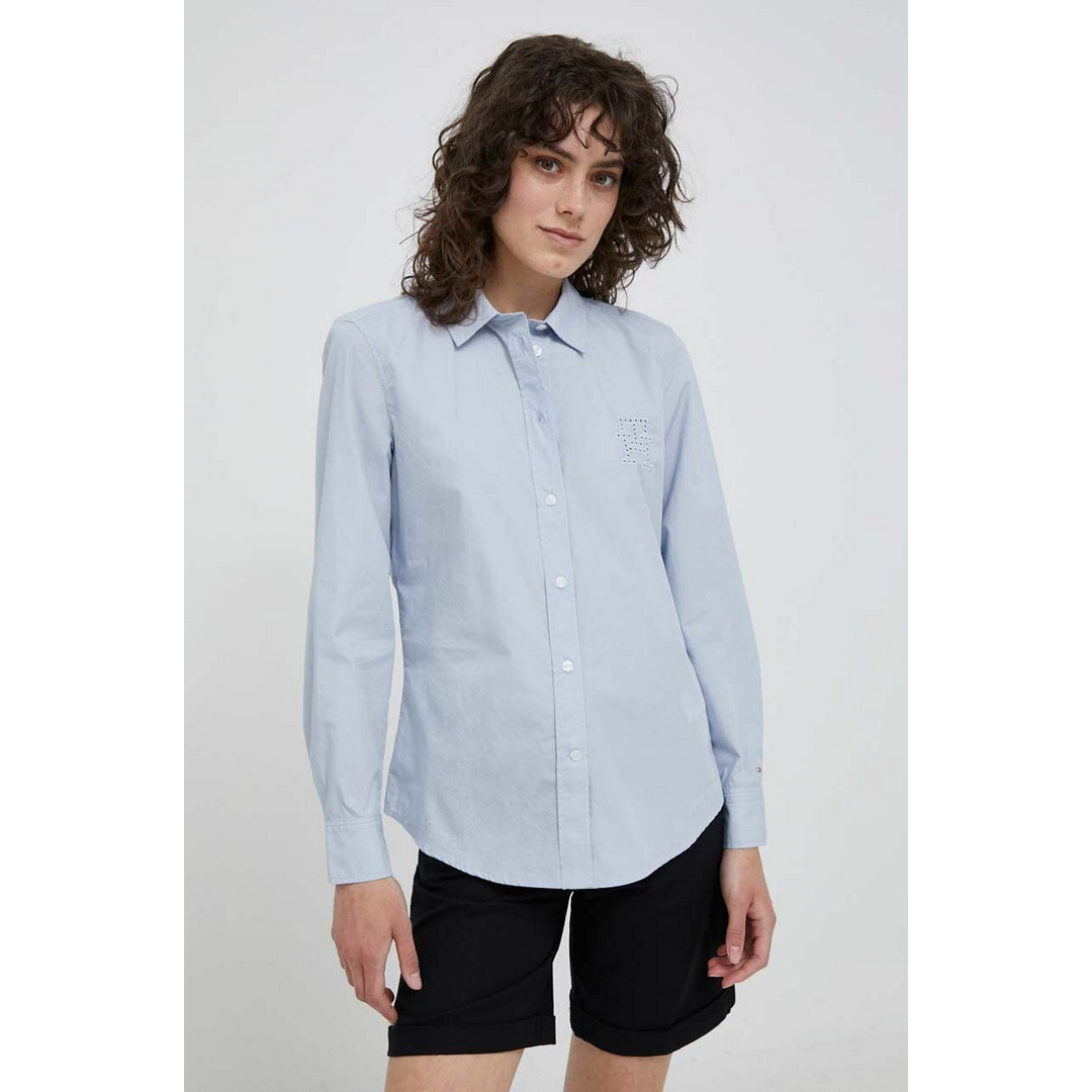 Md Org Co Regular Shirt Ls Breezy Blue / 42