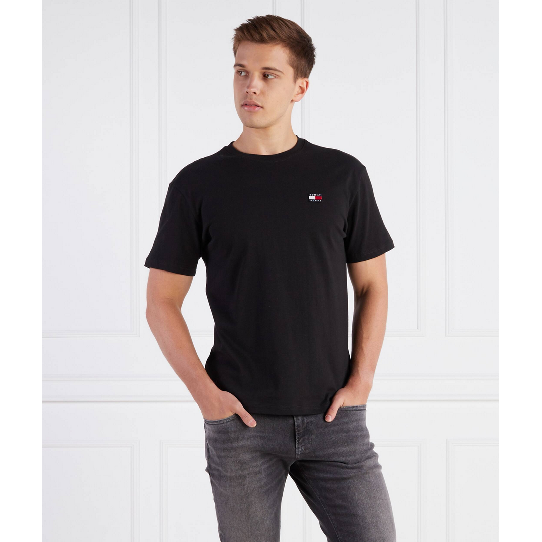 Jm Clsc Tommy Xs Badge Tee BLACK / L