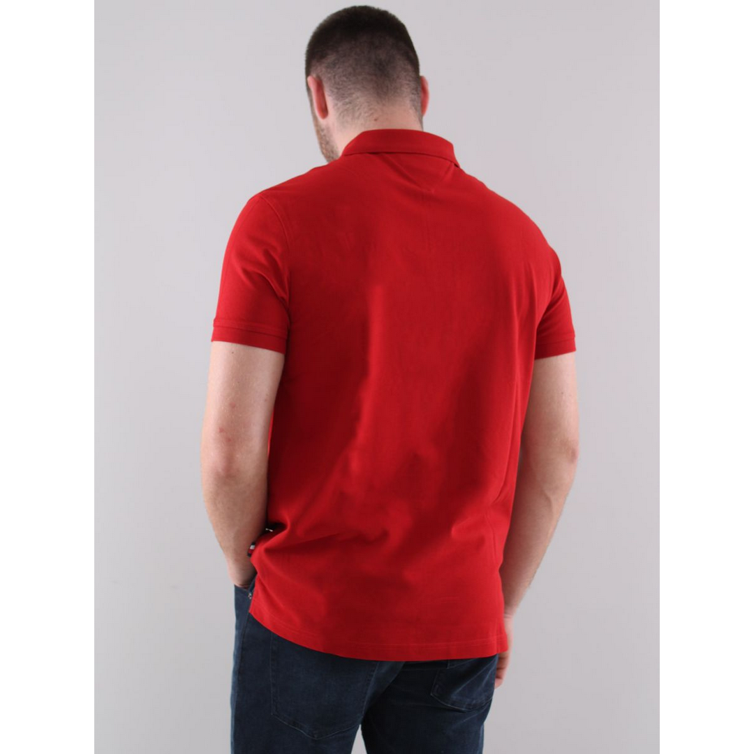 Lag Under Placket Reg Polo Arizona Red / L