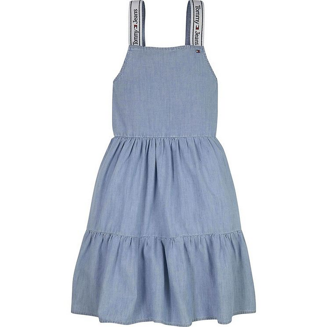 Yocell Strap Denim Dress Lightusedcloth / 10