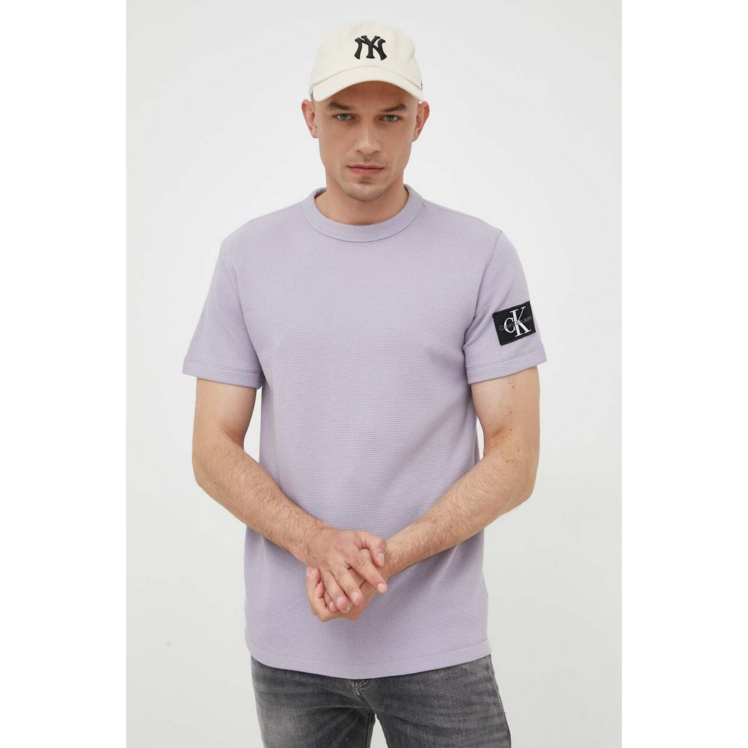 Adge Waffle Tee Lavender Aura / L