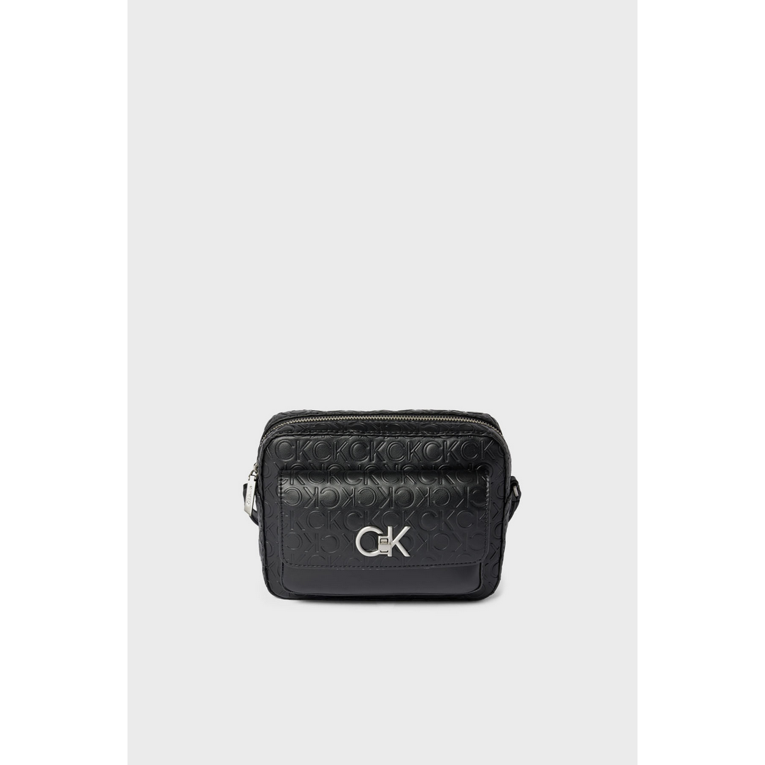 E-Lock Camera Bag W/Flap-Emb Mn CK BLACK / OS